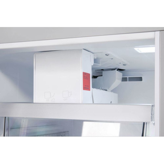 Холодильник Side by Side Hiberg RFQ-555DX NFGB inverter (чёрное мерцающее стекло) - фото 14