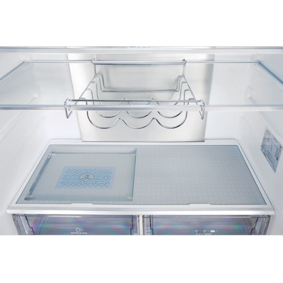 Холодильник Side by Side Hiberg RFQ-555DX NFGB inverter (чёрное мерцающее стекло) - фото 15