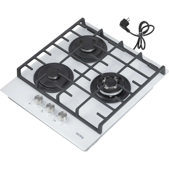 Газовая варочная поверхность Korting HGG 4825 CTW (белое стекло) - фото 3