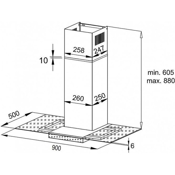 Вытяжка Korting KHC 90925 SGB (чёрное стекло) - фото 4