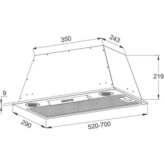 Вытяжка Korting KHI 9755 N - фото 3
