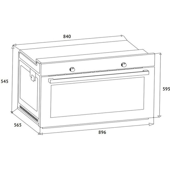 Встраиваемый электрический духовой шкаф Korting OKB 5189 SX - фото 2