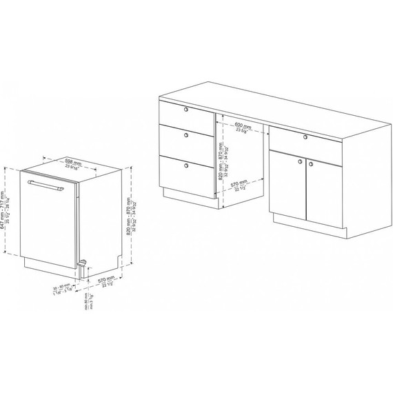 Встраиваемая посудомоечная машина Korting KDI 60488 - фото 2