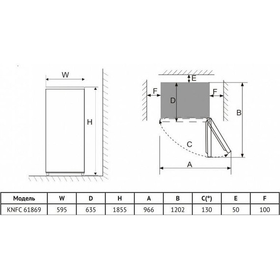 Двухкамерный холодильник Korting KNFC 61869 GN - фото 6