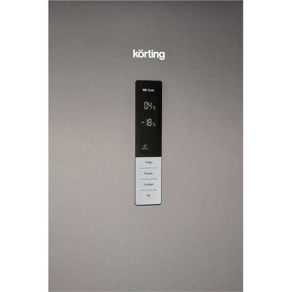 Двухкамерный холодильник Korting KNFC 61869 X - фото 3