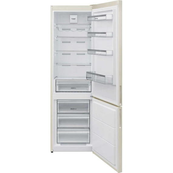 Двухкамерный холодильник Korting KNFC 62010 B - фото 2