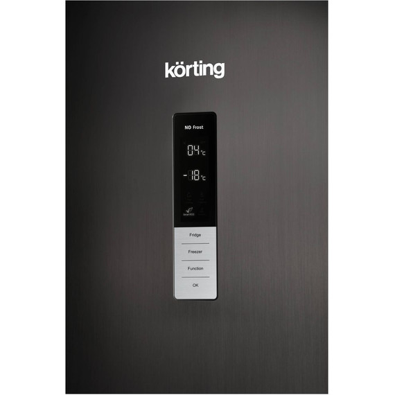 Двухкамерный холодильник Korting KNFC 62370 XN - фото 3