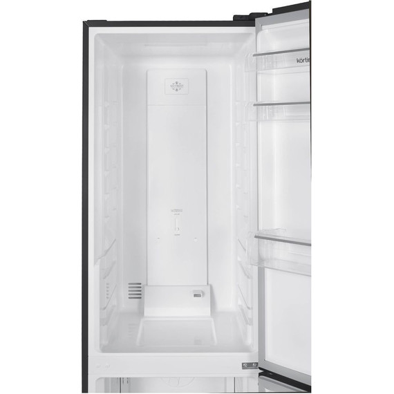 Двухкамерный холодильник Korting KNFC 62980 GN (чёрное стекло) - фото 11