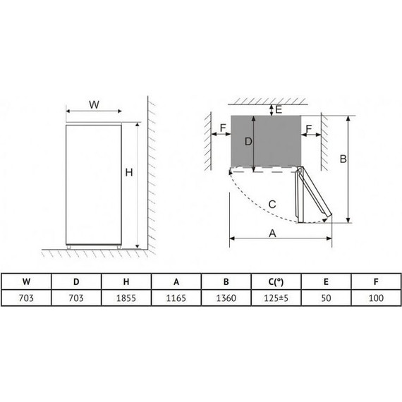 Двухкамерный холодильник Korting KNFC 72337 X - фото 9