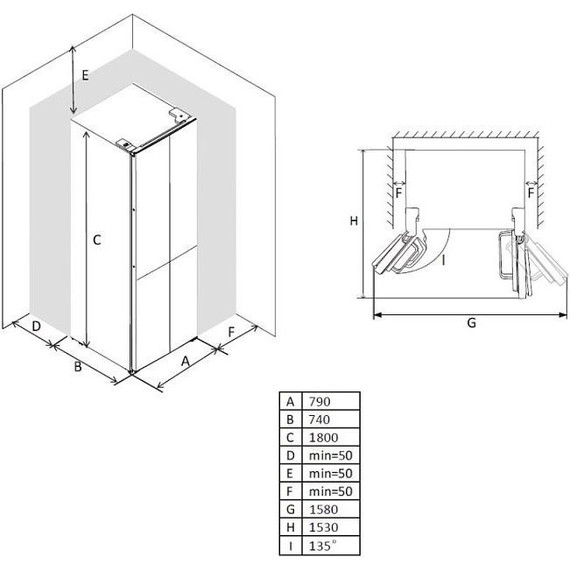 Холодильник Side by Side Korting KNFM 84799 GN (чёрное стекло) - фото 7