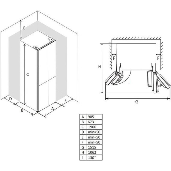 Холодильник Side by Side Korting KNFM 91868 GN (чёрное стекло) - фото 6