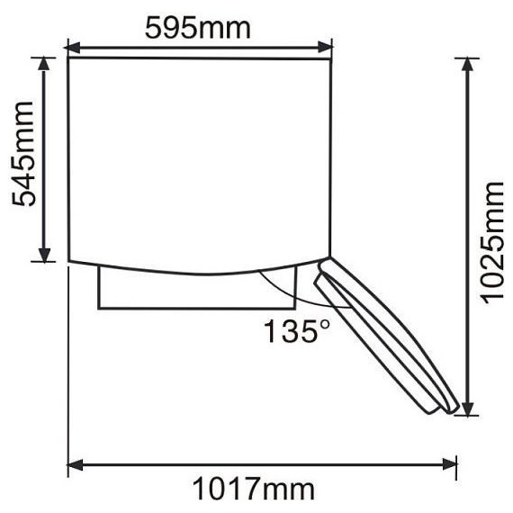 Однокамерный холодильник Korting KNF 1886 W - фото 4