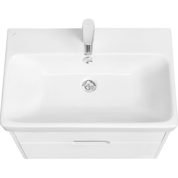 Тумба подвесная с раковиной Акватон Оливия 70 см 1A254301OL010, белый матовый - фото, картинка 3 Тумба подвесная с раковиной Акватон Оливия 70 см 1A254301OL010, белый матовый - фото 3