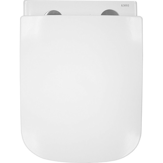 Унитаз подвесной безободковый Azario Teramo AZ-0052-UQ3 с крышкой микролифт (Система смыва торнадо), Цвет производителя: белый - фото 7