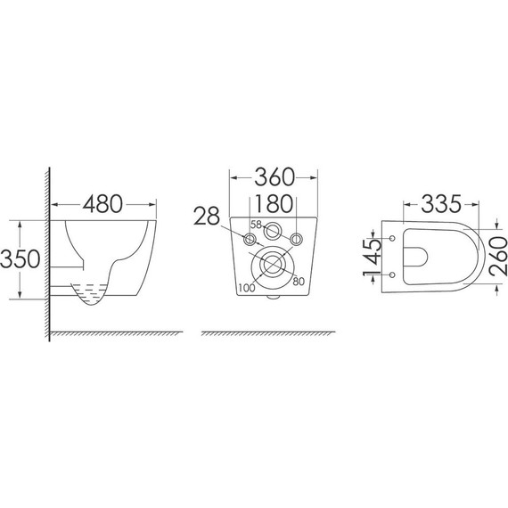 Унитаз подвесной безободковый Azario Fatto AZ-1049WS с тонкой крышкой микролифт - фото 15