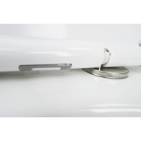 Унитаз подвесной безободковый Azario Fatto AZ-1049WS с тонкой крышкой микролифт - фото 7