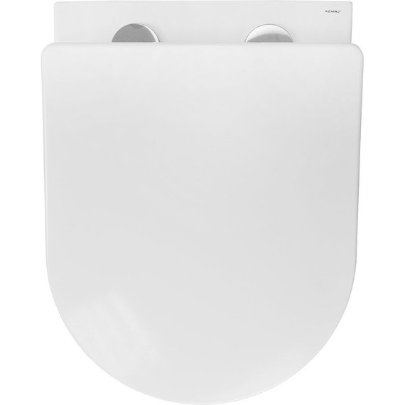 Унитаз подвесной безободковый Azario Fatto AZ-1049WS с тонкой крышкой микролифт - фото 8