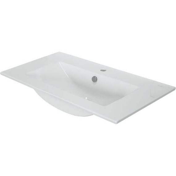 Тумба напольная с раковиной Mirsant Next 90 см (раковина Квадро 90) белый - фото 2