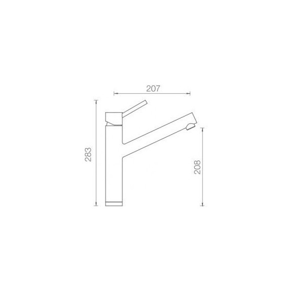 Смеситель для кухни Schock ALTOS 710398, нержавеющая сталь - фото 2