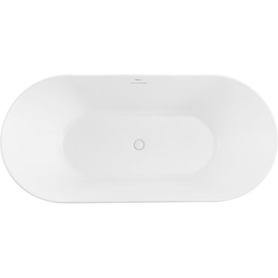 Ванна отдельностоящая BelBagno 170x80 см BB411-1700-800-MATT, белый матовый - фото 3