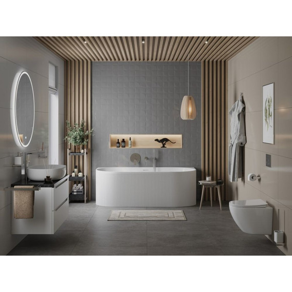Ванна акриловая BelBagno 170x80 см BB412-1700-800-MATT, белый матовый - фото 11