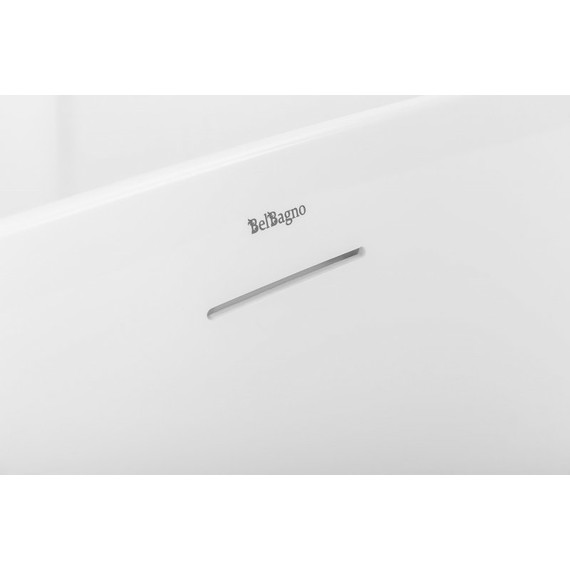 Ванна акриловая BelBagno 170x80 см BB412-1700-800-MATT, белый матовый - фото 7