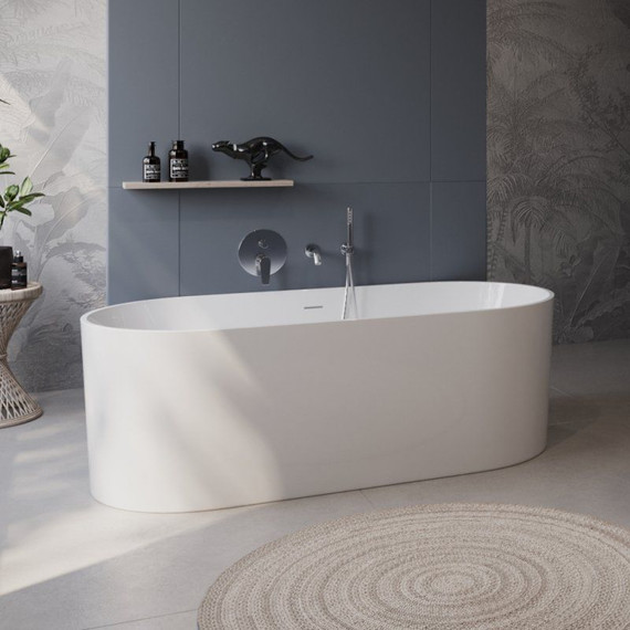 Ванна отдельностоящая BelBagno 180x80 см BB705-1800-800, Размер - мм: 1800х800 - фото 6