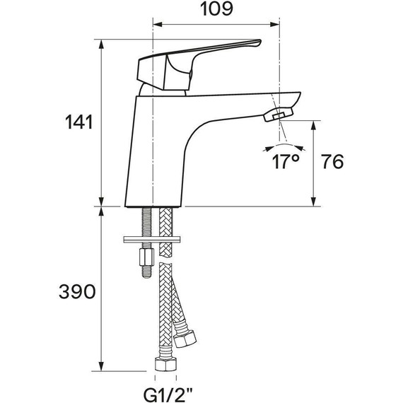 Смеситель для раковины Santek Форт WH5A02004C001 - фото 9