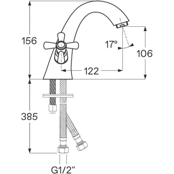 Смеситель для раковины Santek Рокс WH5A02014C001 - фото 4