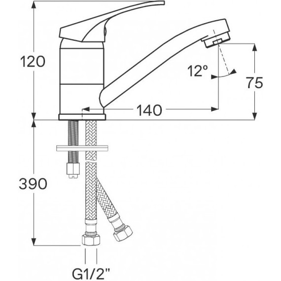Смеситель для раковины Santek Баус WH5A02110C001 - фото 4