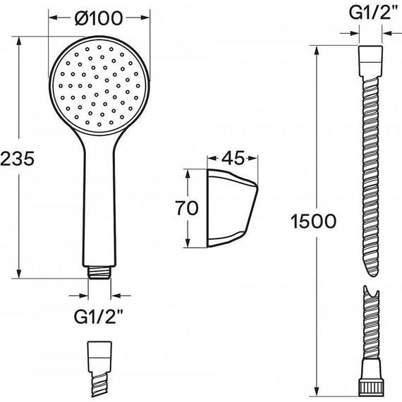 Смеситель для ванны Santek Форт WH5A12004C001 - фото 6