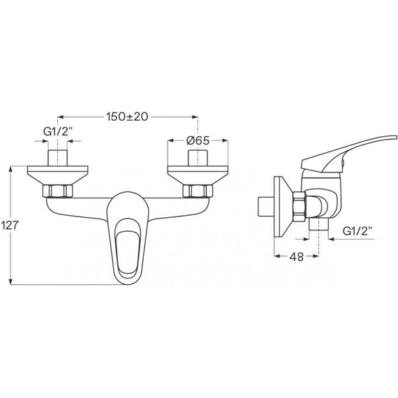 Смеситель для душа Santek Баус WH5A20010C001 - фото 5
