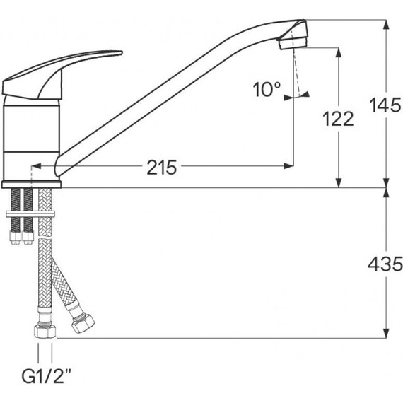 Смеситель для кухни Santek Мавис WH5A40011C001 - фото 4