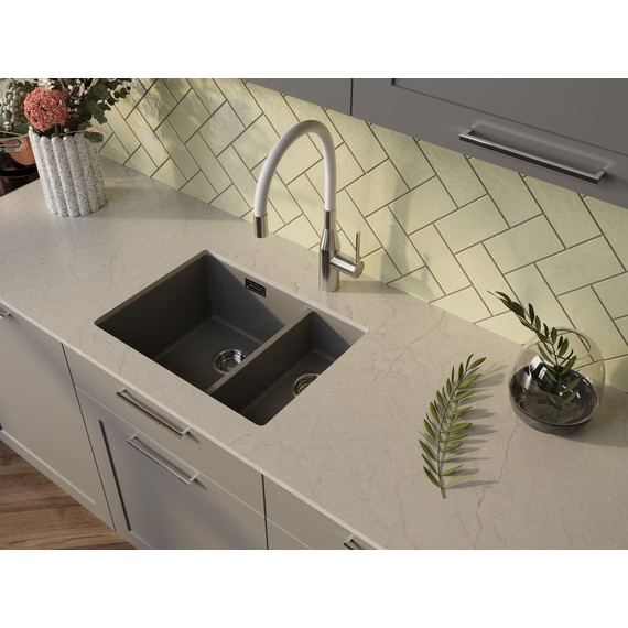 Смеситель для кухни Omoikiri Yatomi 2 Plus BN-WH 4994345, нержавеющая сталь/белый - фото 3