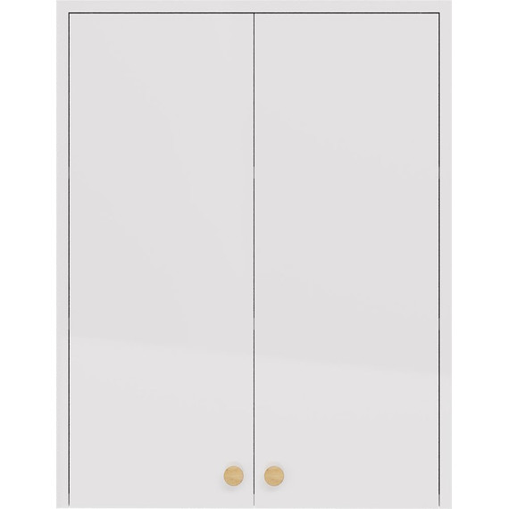 Шкаф подвесной Dreja Luno 60 см 99.2006, белый глянцевый - фото 2