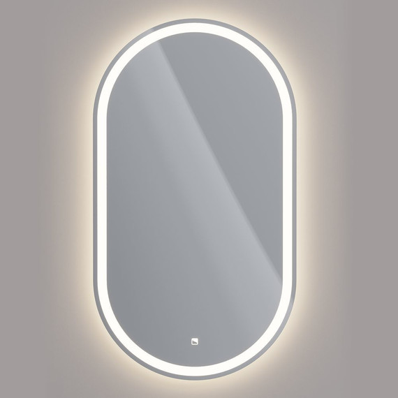 Зеркало Dreja Luno 55 см 99.2007, белый - фото 2