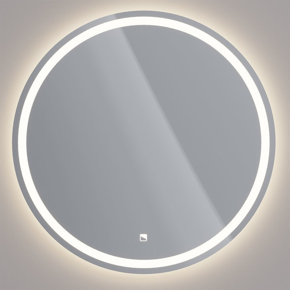 Зеркало Dreja Luno 60 см 99.2008, белый - фото 2