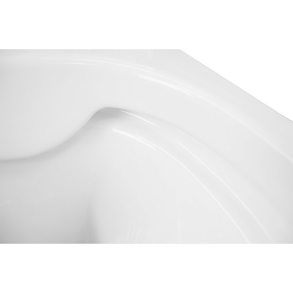 Унитаз подвесной безободковый Azario Vento AZ-1046 с тонкой крышкой микролифт - фото 4