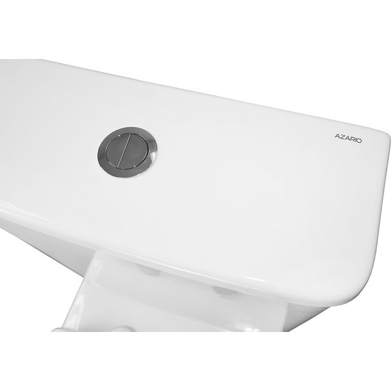 Унитаз-компакт безободковый Azario Anteo Round AZ-1219A с тонкой крышкой микролифт - фото 8