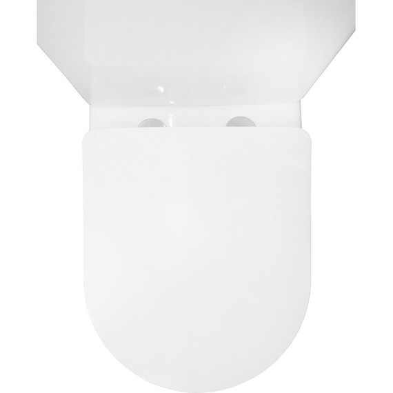 Унитаз-компакт безободковый Azario Flin AZ-1363C с тонкой крышкой микролифт - фото 9