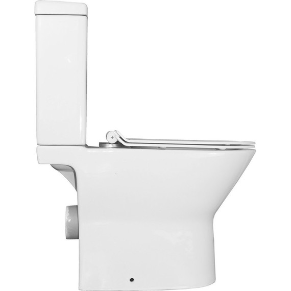 Унитаз-компакт безободковый Azario Mons AZ-76004 с тонкой крышкой микролифт - фото 9