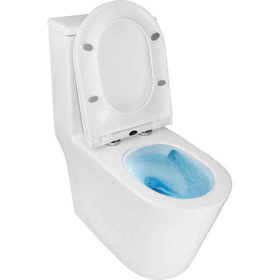 Унитаз-моноблок безободковый Azario Scala AZ-8101 с тонкой крышкой микролифт (система смыва торнадо) - фото, картинка 18 Унитаз-моноблок безободковый Azario Scala AZ-8101 с тонкой крышкой микролифт (система смыва торнадо) - фото 18