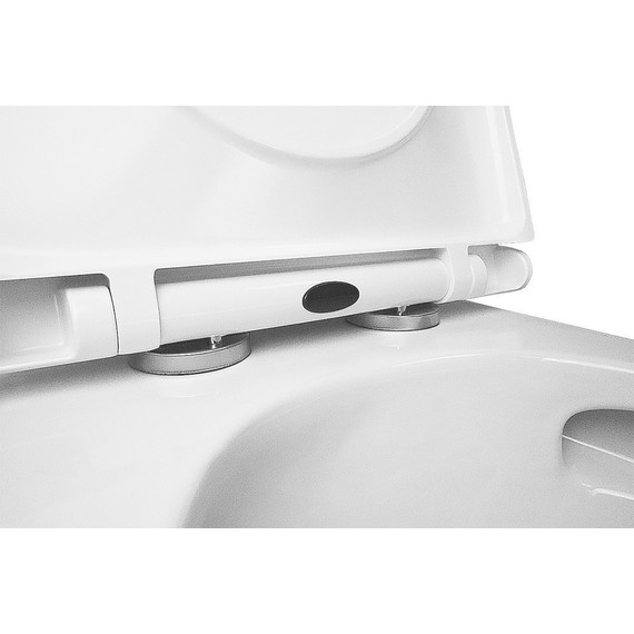 Унитаз-моноблок безободковый Azario Scala AZ-8101 с тонкой крышкой микролифт (система смыва торнадо) - фото, картинка 10 Унитаз-моноблок безободковый Azario Scala AZ-8101 с тонкой крышкой микролифт (система смыва торнадо) - фото 10