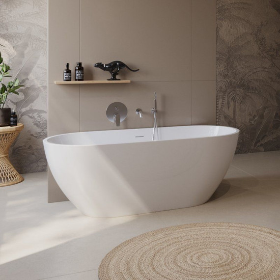 Ванна отдельностоящая BelBagno 150x73 см BB701-1500-730-K, Размер - мм: 1500х750 - фото 5