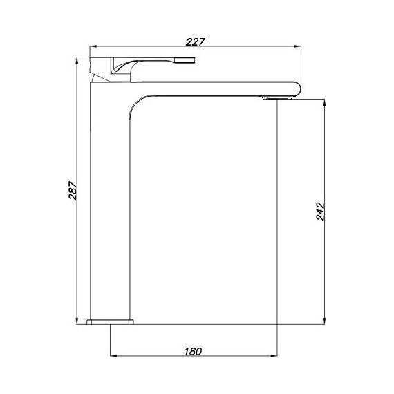 Смеситель для раковины высокий Azario Delano AZ-15844551, Цвет производителя: хром - фото 2