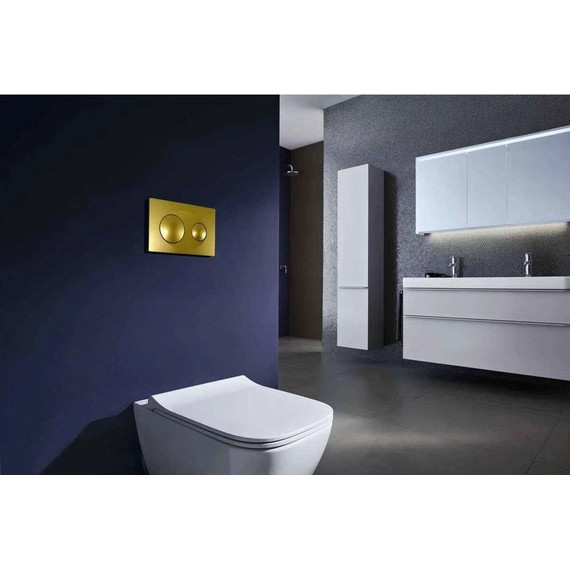 Инсталляция для подвесного унитаза Azario AZ-8010-1000 (кнопка смыва золотая глянцевая AZ-8200-0014) - фото 5