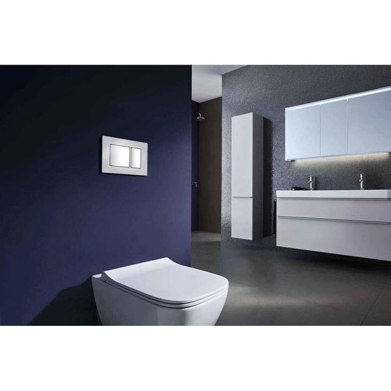 Инсталляция для подвесного унитаза Azario AZ-8010-1000 (кнопка смыва хром глянцевая AZ-8200-0031) - фото 5