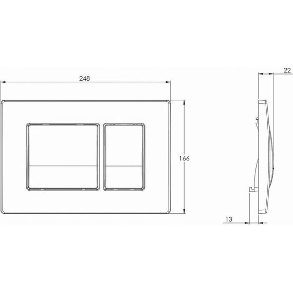 Инсталляция для подвесного унитаза Azario AZ-8010-1000 (кнопка смыва хром глянцевая AZ-8200-0031) - фото 8