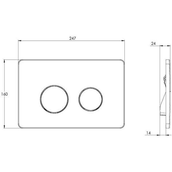 Инсталляция для подвесного унитаза Azario AZ-8010-1000 (кнопка смыва золото AZ-8200-0086/AZ-P57-0160) - фото 7