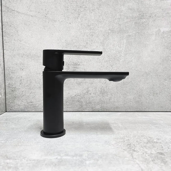 Смеситель для раковины Haiba HB10639-7, чёрный матовый - фото 5